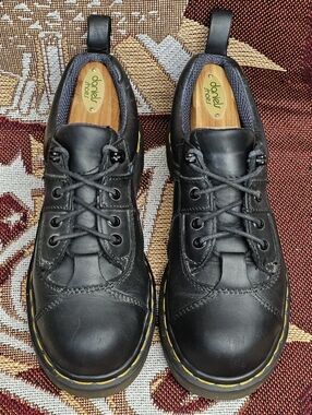Dr Doc Martens 9860 Gaucho Made in England Shoes Womens Size US 7 / UK 5 Black